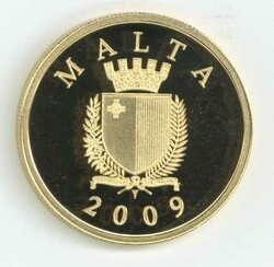 Malta: 2009, 50 Euro Gasthaus in Castalan, gekapselt, PP ...