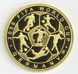 Mongolei: 2006, 5000 Tugrik Fußball-Weltmeisterschaft, gekapselt, PP ...