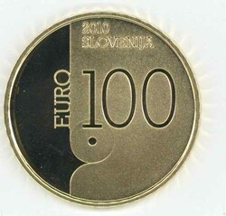 Slowenien: 2010, 100 Euro UNESCO-Ljubljana, gekapselt, PP ...