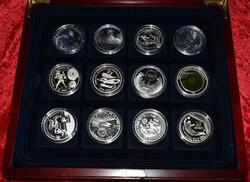 Fußball WM 2006: Kollektion von insges. 52 Silbermünzen und einer ...