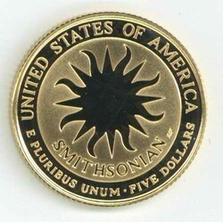 USA: 1996, 5 Dollar Smithsonian (KM 277.), im entspr. Etui, PP ...