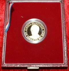 Jugoslawien: 1984, 5000 Din. Olympische Winterspiele Sarajevo, der ...