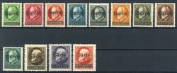 Bayern-Sarre 1920, sauber ungebraucht, zwei Werte sig., der Satz mit ...