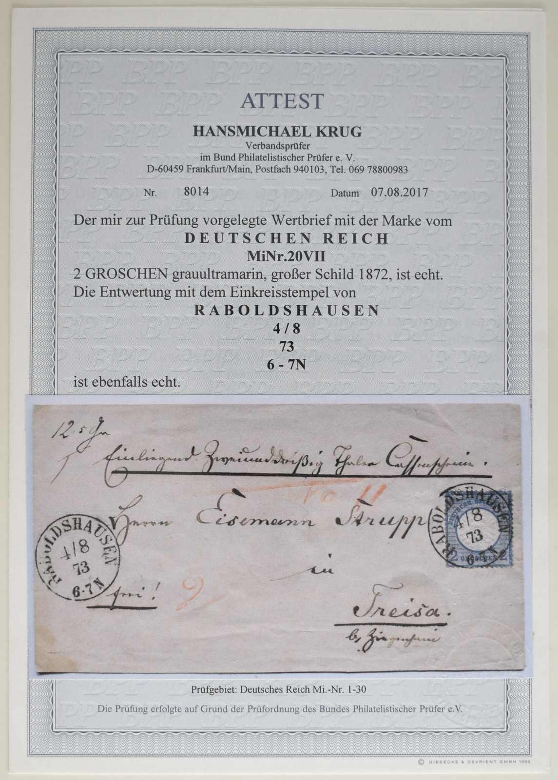 Image 50 for lot number 5742 for Veuskens 130th Auction