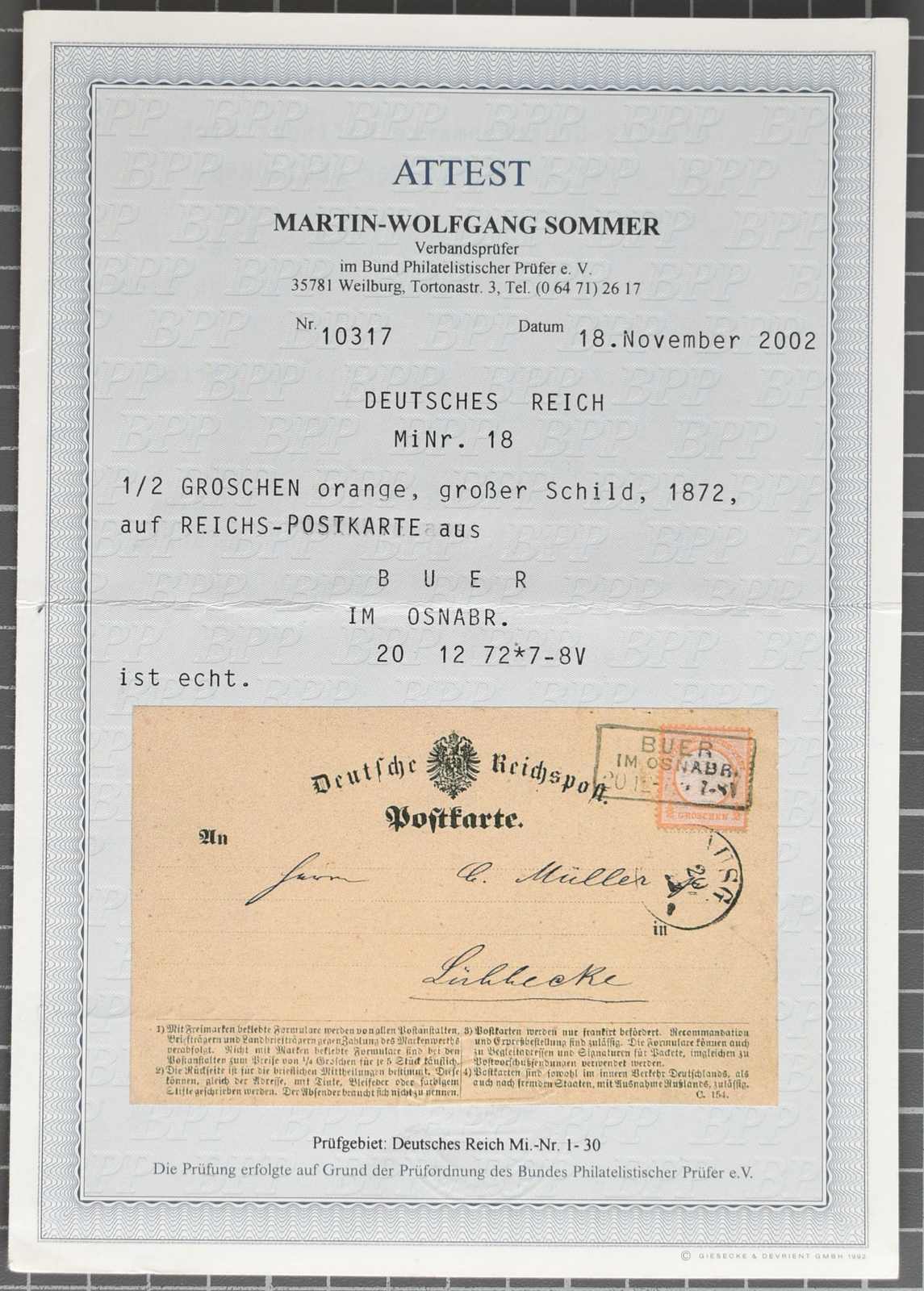 Image 69 for lot number 5742 for Veuskens 130th Auction