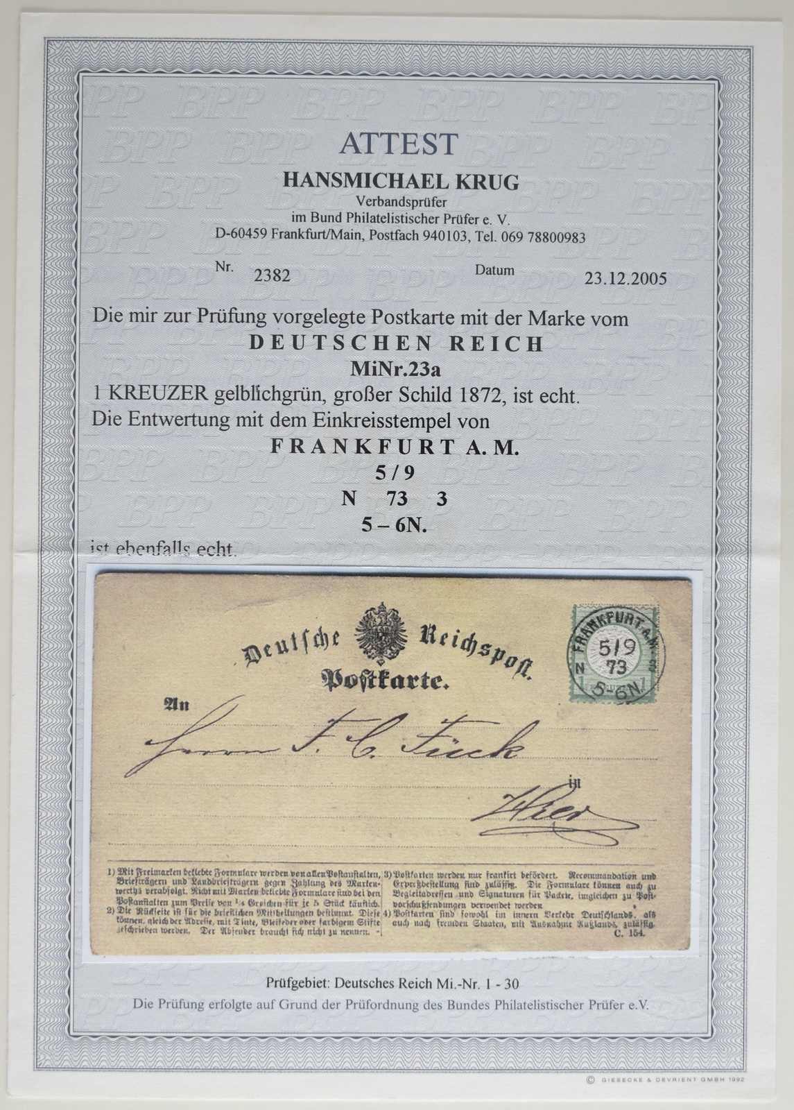 Image 88 for lot number 5742 for Veuskens 130th Auction