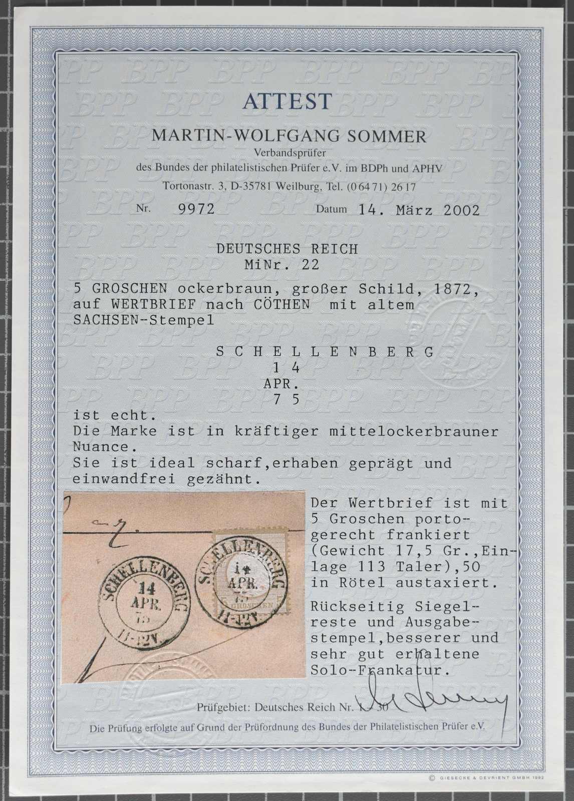 Image 93 for lot number 5742 for Veuskens 130th Auction