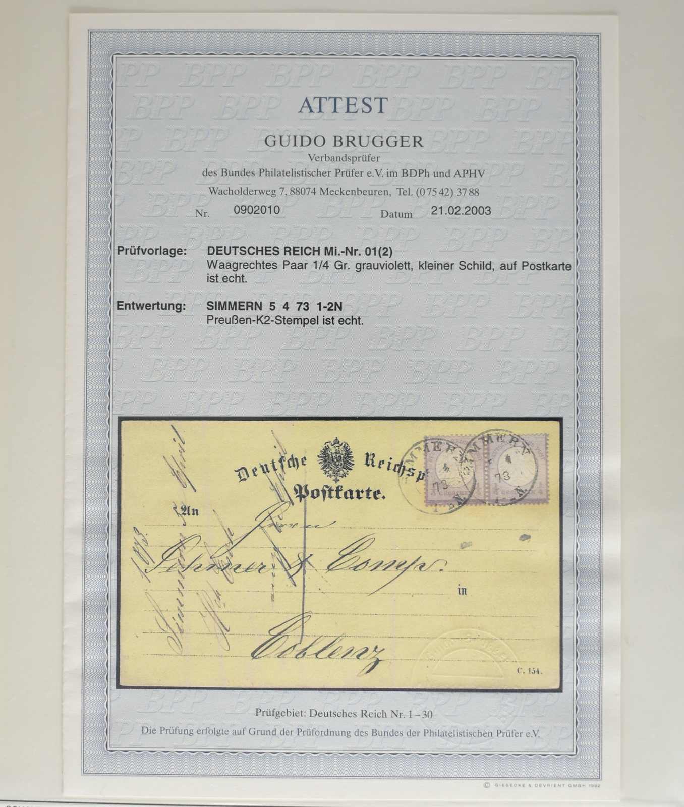 Image 107 for lot number 5742 for Veuskens 130th Auction