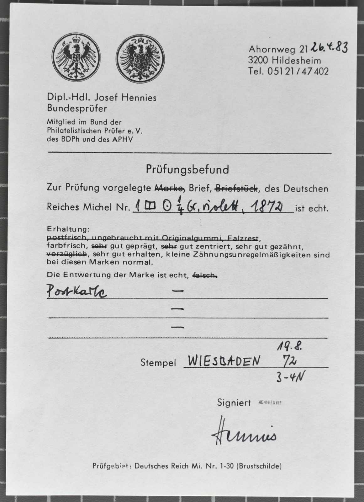 Image 110 for lot number 5742 for Veuskens 130th Auction