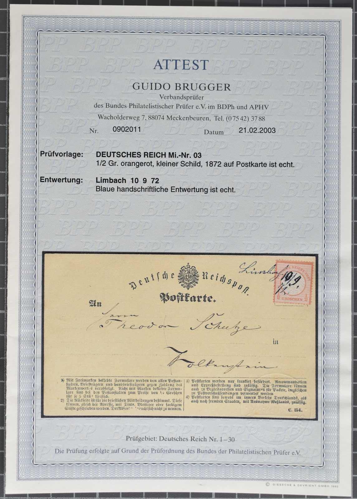 Image 123 for lot number 5742 for Veuskens 130th Auction