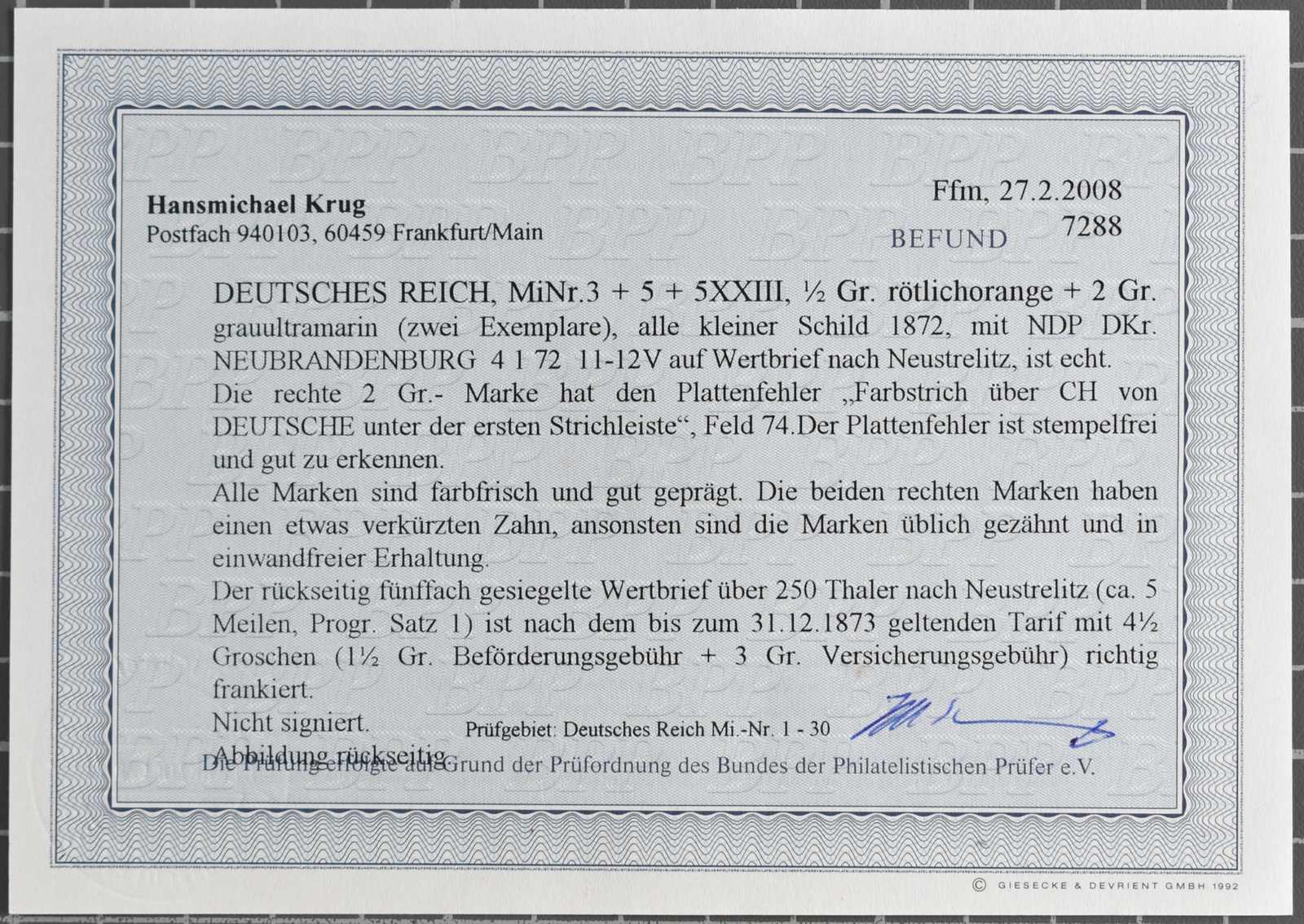 Image 126 for lot number 5742 for Veuskens 130th Auction