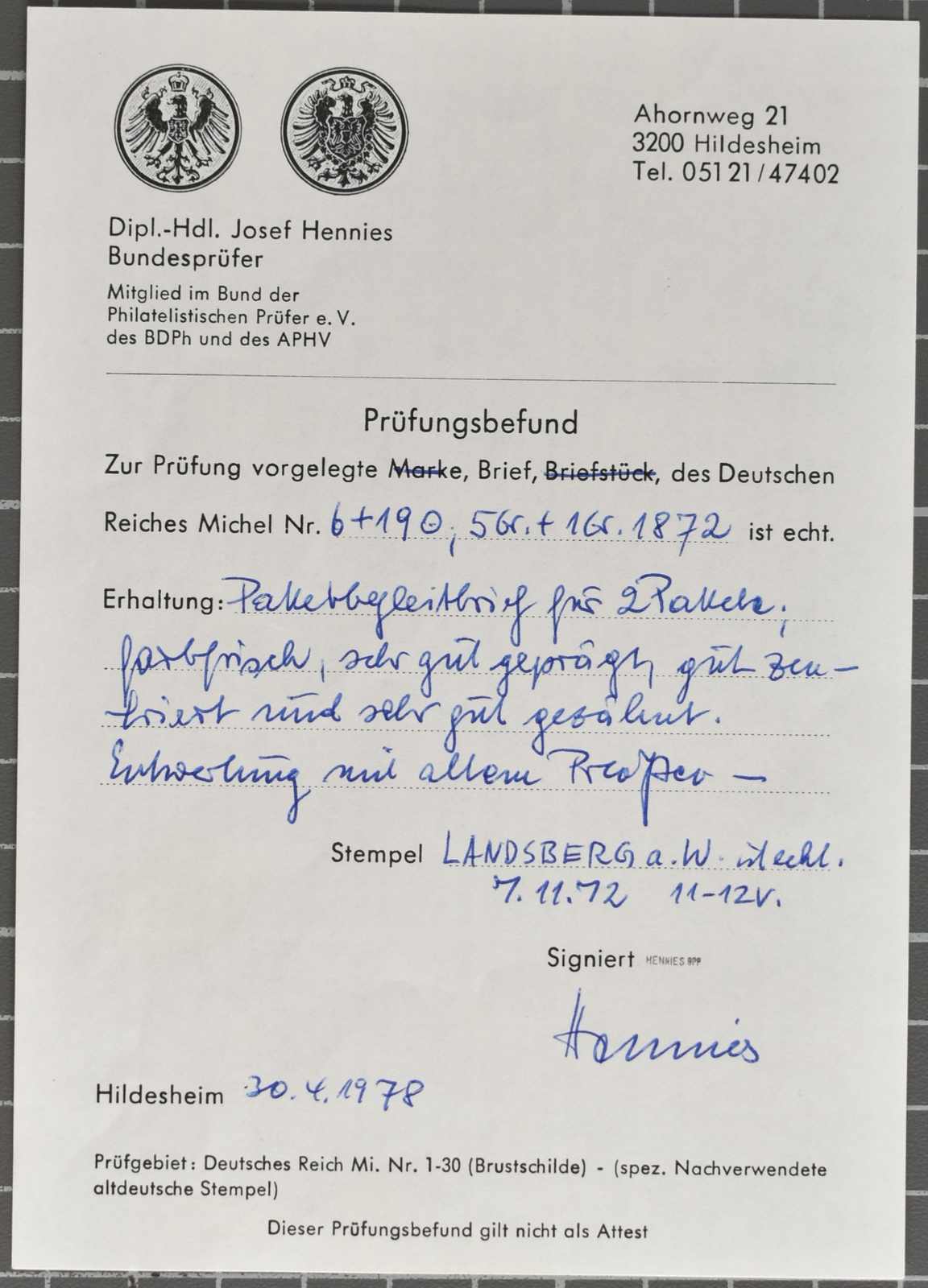 Image 145 for lot number 5742 for Veuskens 130th Auction