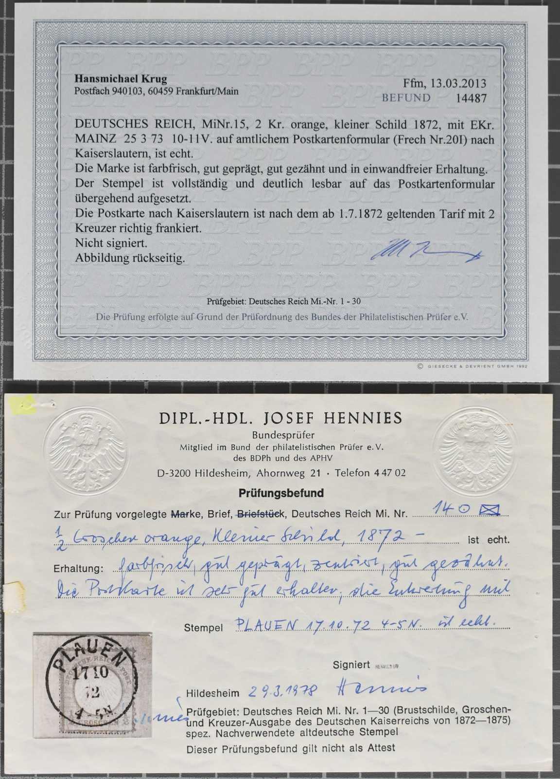 Image 170 for lot number 5742 for Veuskens 130th Auction