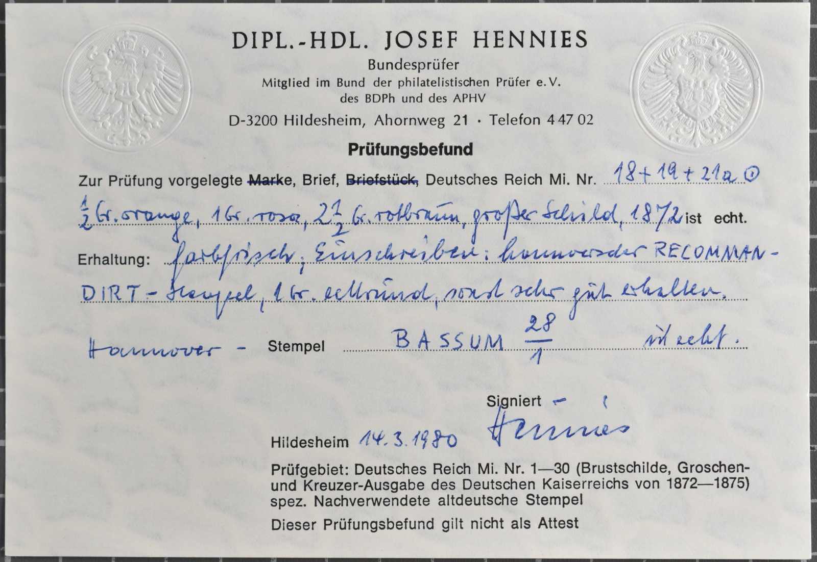 Image 177 for lot number 5742 for Veuskens 130th Auction