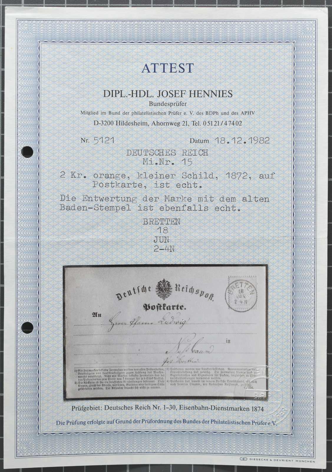 Image 185 for lot number 5742 for Veuskens 130th Auction