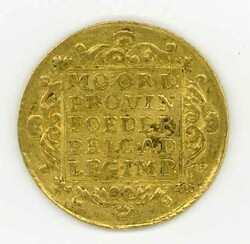 Niederlande: 1777, Dukat Dordrecht, vs. stehender Ritter mit Schwert ...