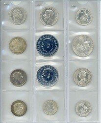 Zusammenstellung von 20 Silbermünzen ab dem ausgehenden 19. Jh. bis ...