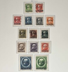 1920 - 1935, gest. Qualitäts-Slg. auf Schaubek-Vordruckseiten ...