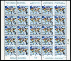 Tag der Briefmarke 2002, 16 Originalbögen zu 25 Marken (400 ...