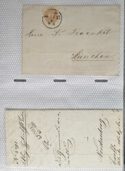 Ca. 1835 - 1910, Partie von hundert Belegen im Postkartenalbum ab der ...