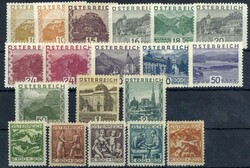 Tuberkulosehilfe 1924 und Freimarken Landschaften im Großformat ...
