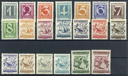 Freimarken in Sch.-Währung 1925/1927, tadellos postfrisch, in ...