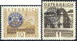 Rotary-Kongress 1931, Mi.-Nr. 519. mit zentraler gummimatter Stelle, ...