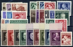 Muttertag 1936 bis Glückwunsch-Marken 1937, jew. tadellos postfrisch ...