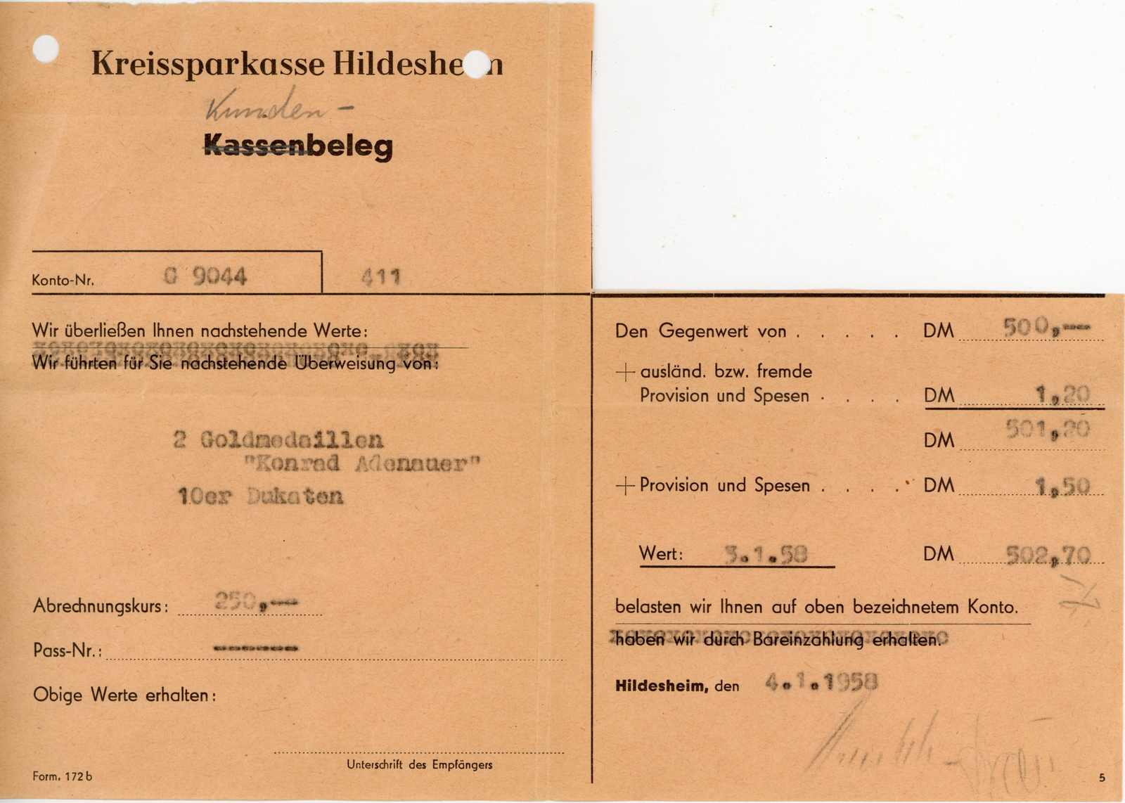 Image 2 for lot number 172 for Veuskens 131st Auction
