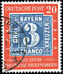 20 Pf mit PF "weißer Strich unter P von Post", postfrisch sowie ...