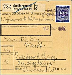 1291: Gebühr bezahlt, Belege 45-48, Notmaßnahmen