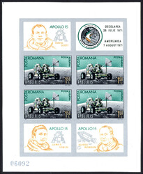 Apollo 15-Block 1971, je postfrisch (188,-)Automatically generated ...