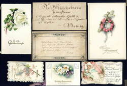 Taufbriefe, Neujahrsgrüße, Glückwünsche u. a., Nachlass ab ca. ...