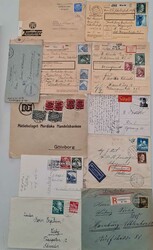 DR und etwas BRD. Ca. 145 Briefe, Karten und Paketkarten, dabei ...