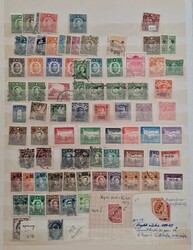 CHINA und VR CHINA. Dublettensteckbuch mit gestempelten und ...