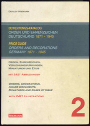 Orden und Ehrenzeichen Deutschland 1871 - 1945. Hamburg 2004, ...