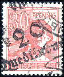 Quedlinburg, Type 5a. 30 Pf gestempelt, gepr. Dr. Modry BPP (150 ...