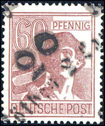 Köthen 1d, Type 3c. 60 Pf postfrisch, gepr. Dr. Böheim BPP (110 ...