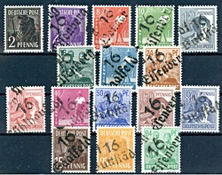Verschiedene Orte. 2 Pf bis 84 Pf ohne 60 Pf hell kplt., je ...