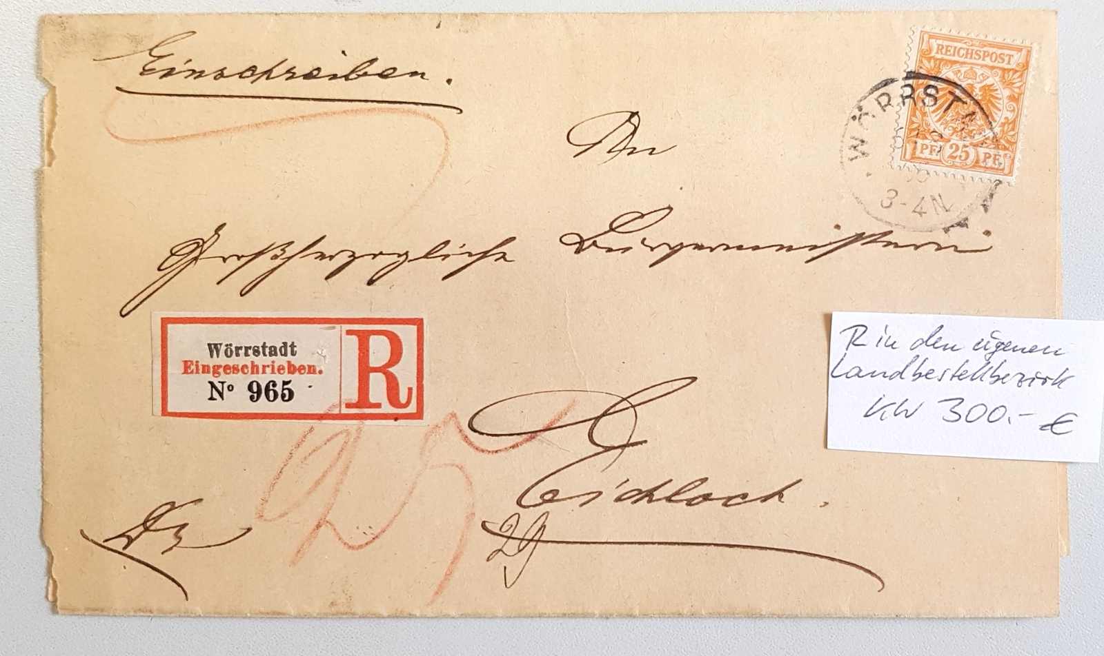 Image 5 for lot number 4152 for 191st Dresdner Briefmarken Auction