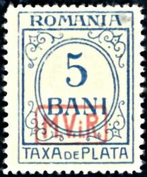 420: German Occupation World War I Romania - Postage due stamps