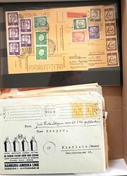 BRD. Lot mit reichlich 200 Belegen und Sammlerpost, auch aus den ...