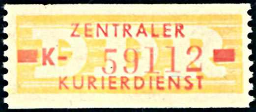 10 Pf mit Kennbuchstabe K, postfrisch (400,-)Automatically generated ...