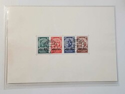 DR 1933 bis 1945 mit DIENST. Sammlung gestempelt komplett im Album, ...