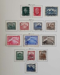 DR 1872 bis 1932 mit DIENST. Sammlung gestempelt, in den Hauptnummern ...