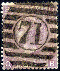 2865100: Great Britain 1840 1d black