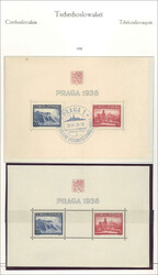 TSCHECHOSLOWAKEI 1918 bis 1938. Teilsammlung, anfangs gestempelt, ...