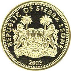 Sierra Leone. 100 Dollar 2003, Olympische Sommerspiele in Athen, ...
