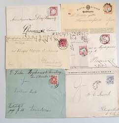 DR und BAYERN. Ca. 400 Belege ab Vorphila sowie ein Schnörkelbrief, ...
