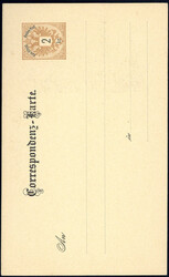 2 Kr-GA mit privatem Zudruck als Ak-Vorläufer "Hoher Schneeberg", ...